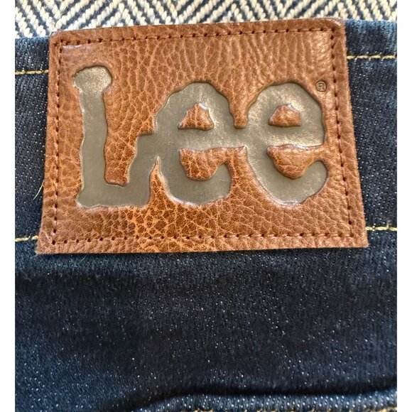 Lee Womens Dark Wash Bootcut Jeans Size 12 Cotton Blend Stretch Denim Casual Eve - Picture 5 of 12